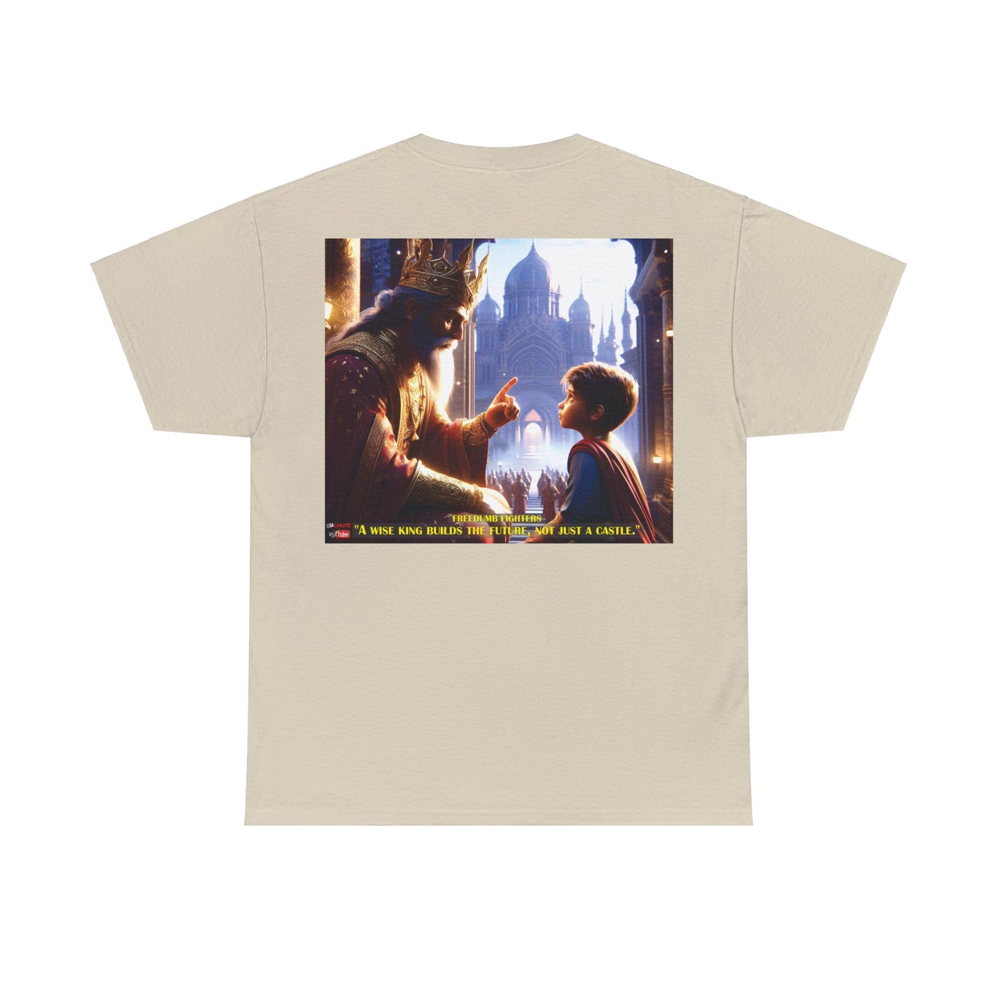 FREEDUMB FIGHTERS WISE KING COLORED Unisex Heavy Cotton Tee