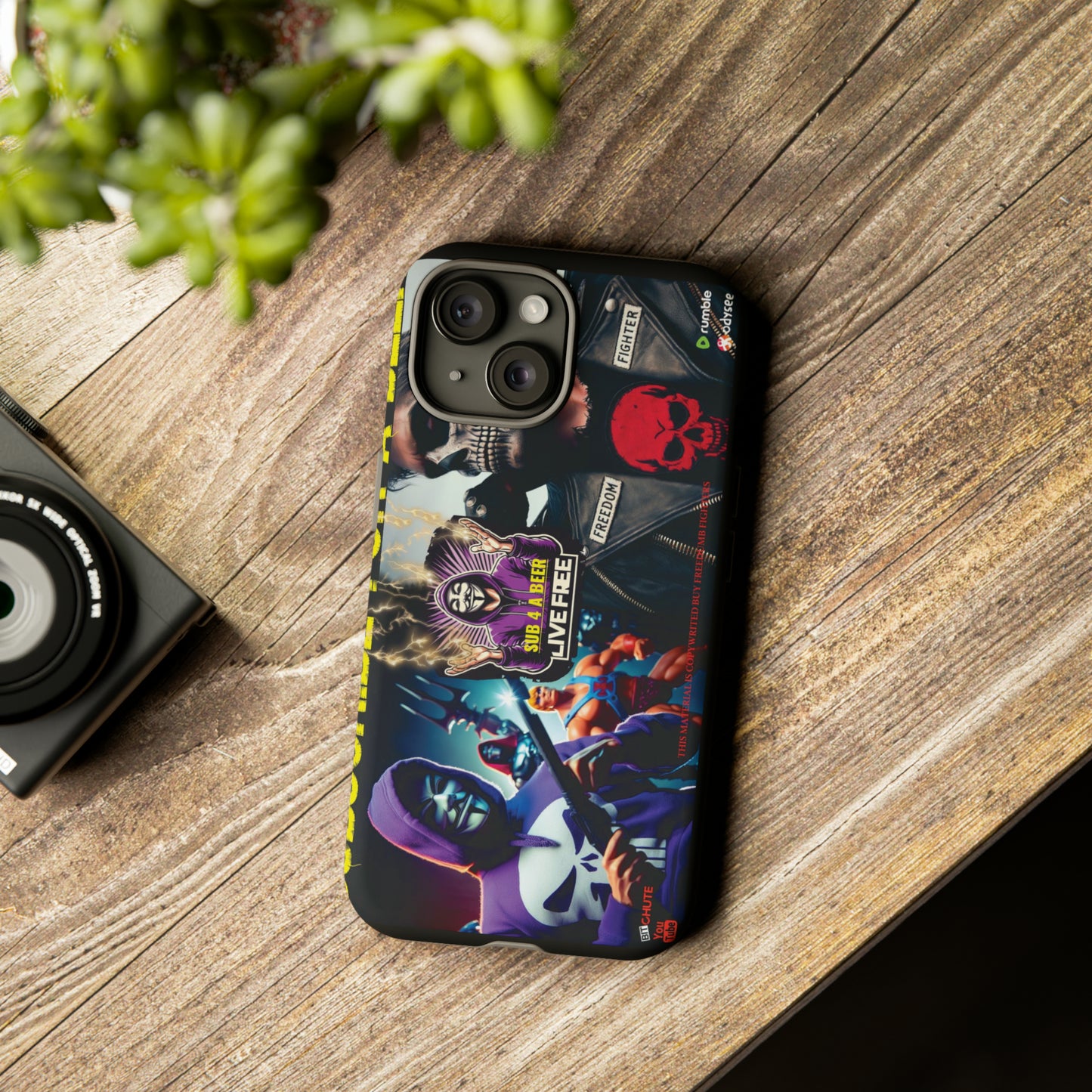 FREEDUMB FIGHTER SUB FOR A BEER Tough Phone Cases
