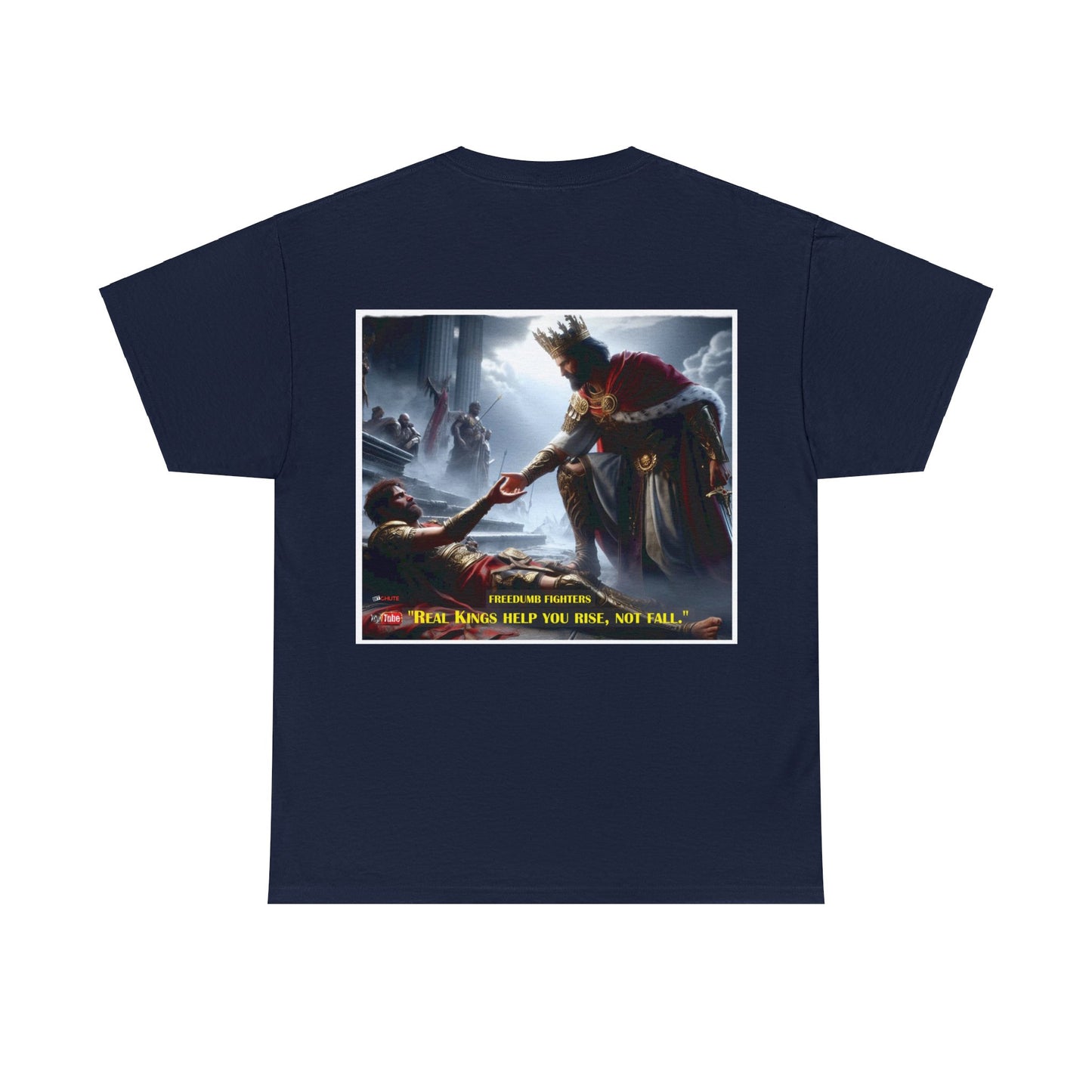 FREEDUMB FIGHTERS real kings rise colored unisex Tee shirt