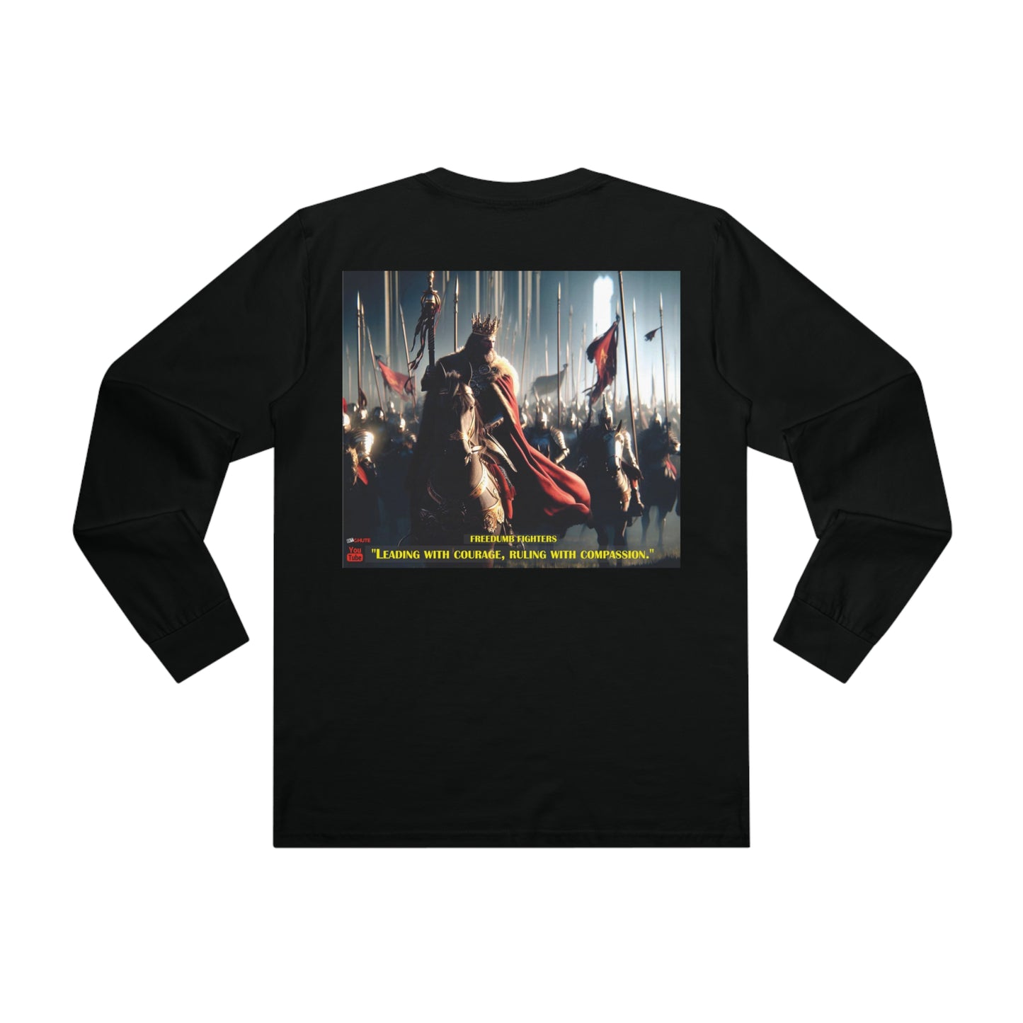 FREEDUMB FIGHTERS COURAGEOUS KING streetwear Men’s Base Longsleeve Tee