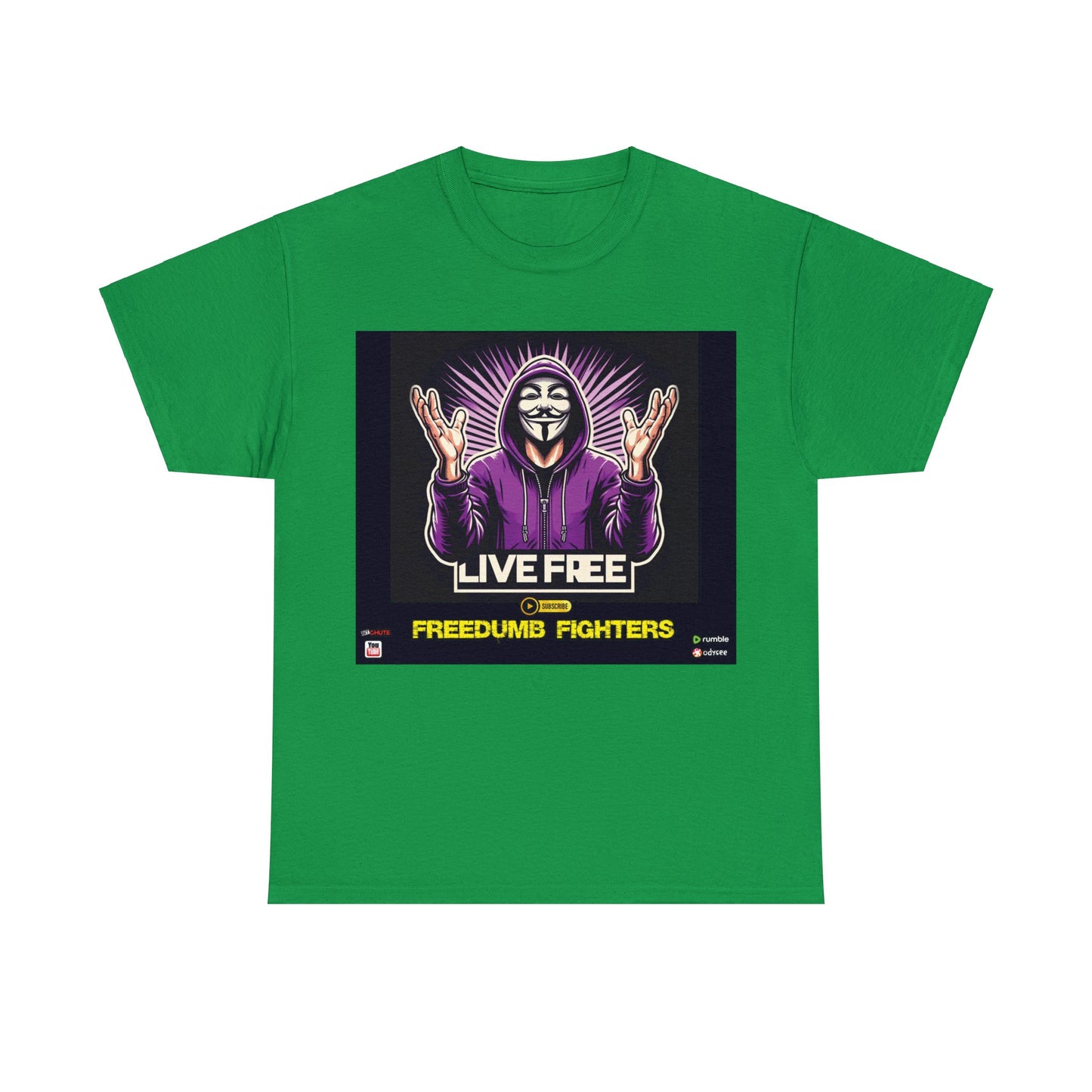 FREEDUMB FIGHTERS Crowned King colored streetwear Unisex Heavy Cotton Tee