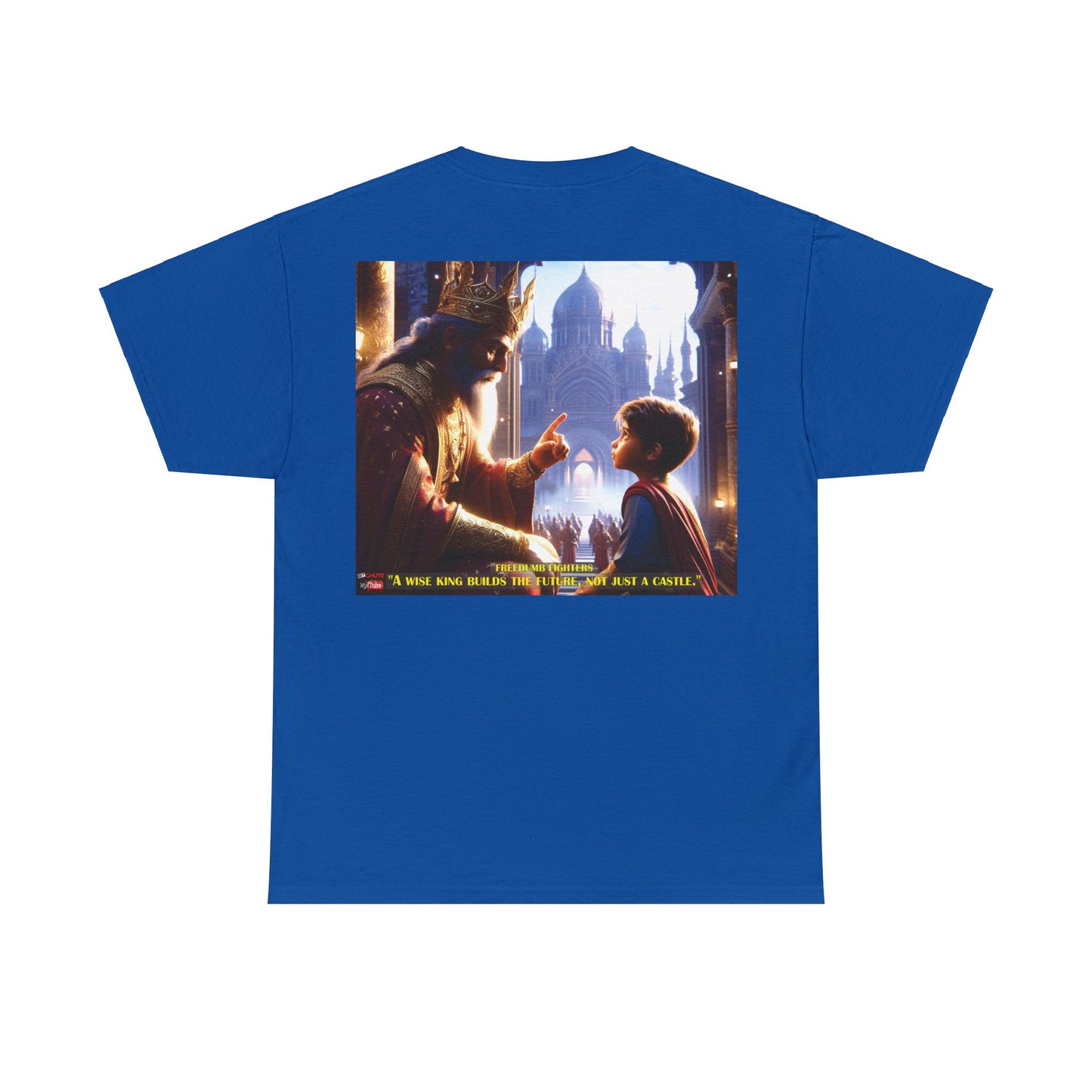 FREEDUMB FIGHTERS WISE KING COLORED Unisex Heavy Cotton Tee