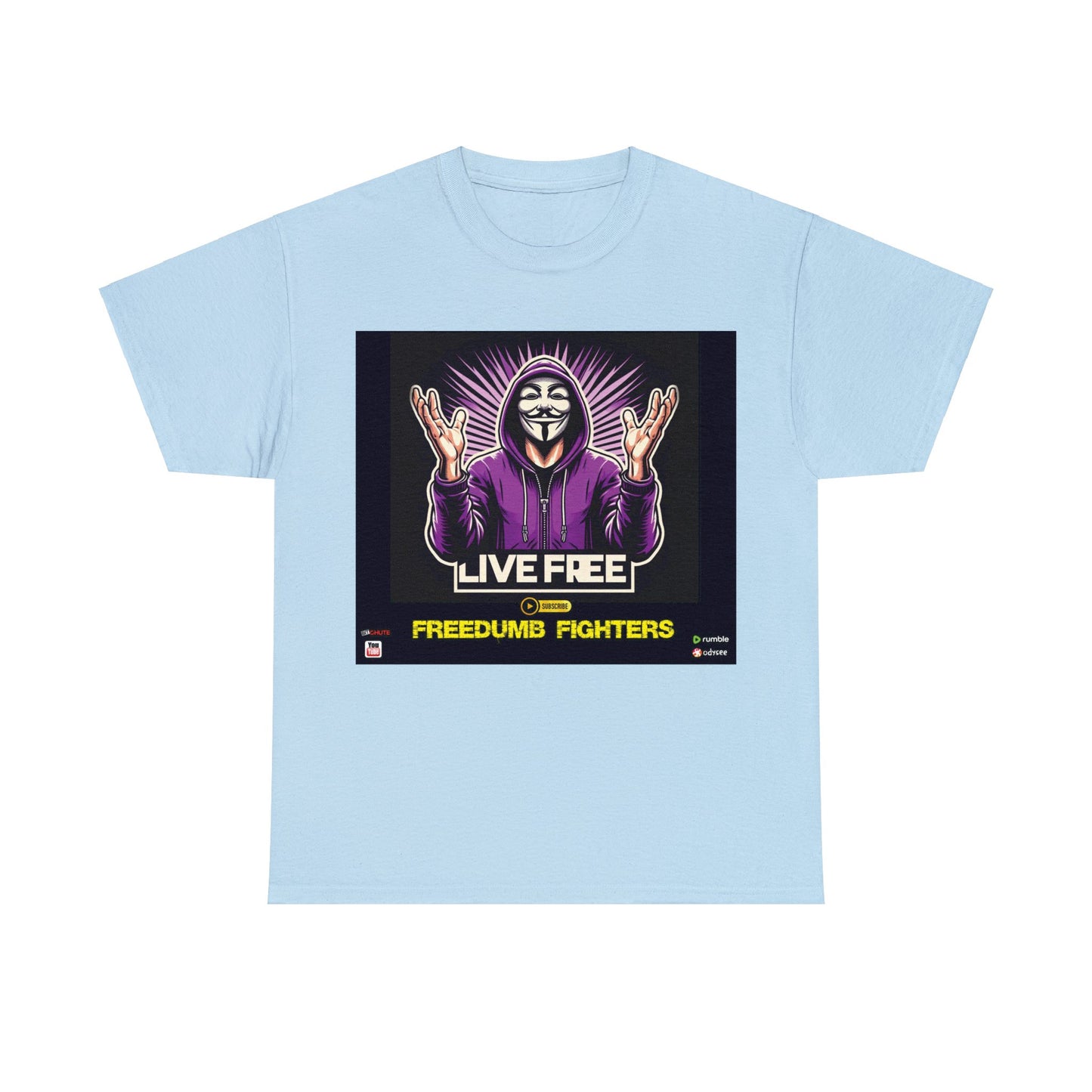 FREEDUMB FIGHTERS real kings rise colored unisex Tee shirt