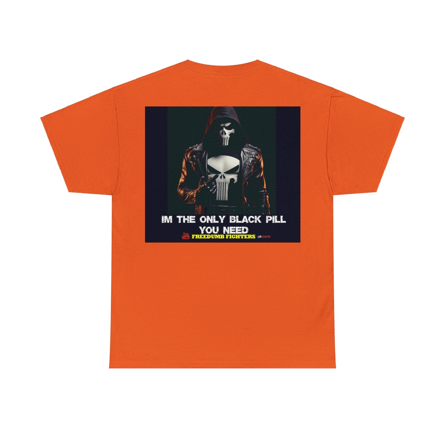 FREEDUMB FIGHTERS BLACK PILL COLORED selection Unisex Heavy Cotton Tee