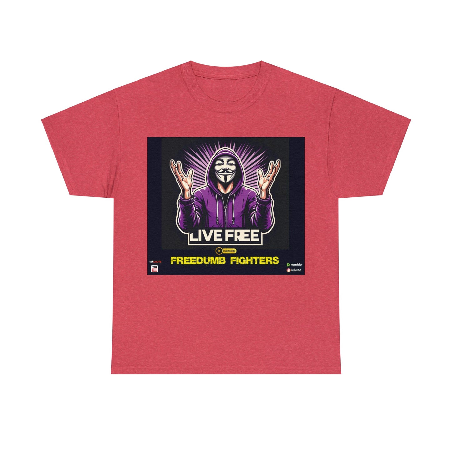 FREEDUMB FIGHTERS WISE KING COLORED Unisex Heavy Cotton Tee