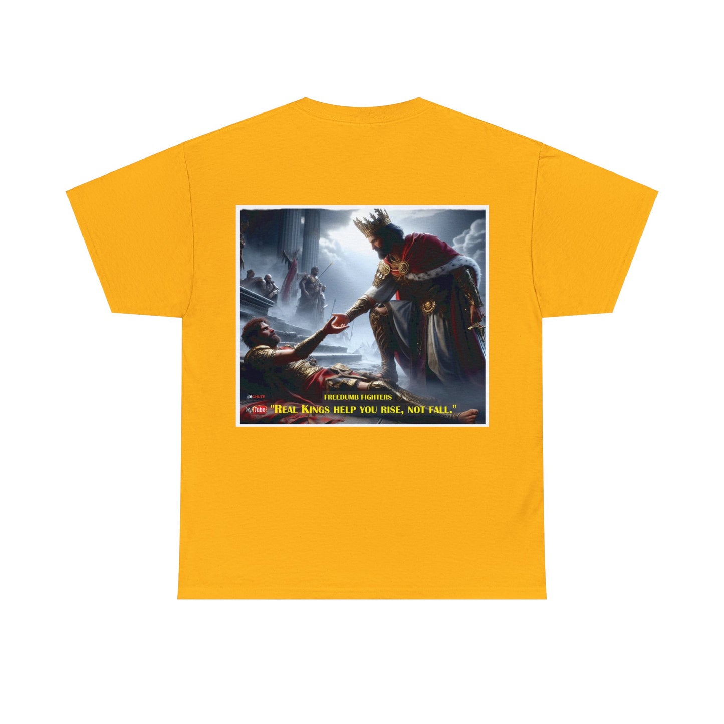 FREEDUMB FIGHTERS real kings rise colored unisex Tee shirt