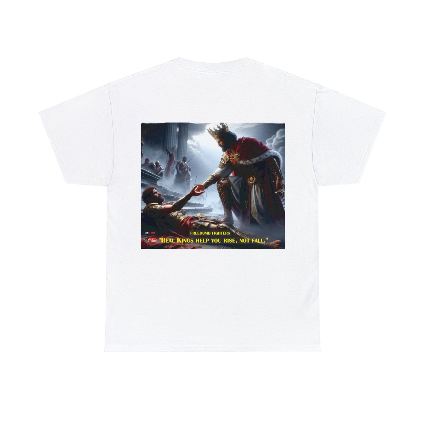 FREEDUMB FIGHTERS real kings rise colored unisex Tee shirt