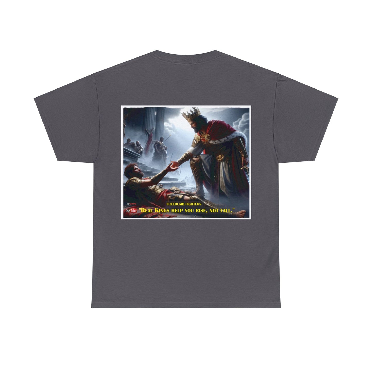 FREEDUMB FIGHTERS real kings rise colored unisex Tee shirt