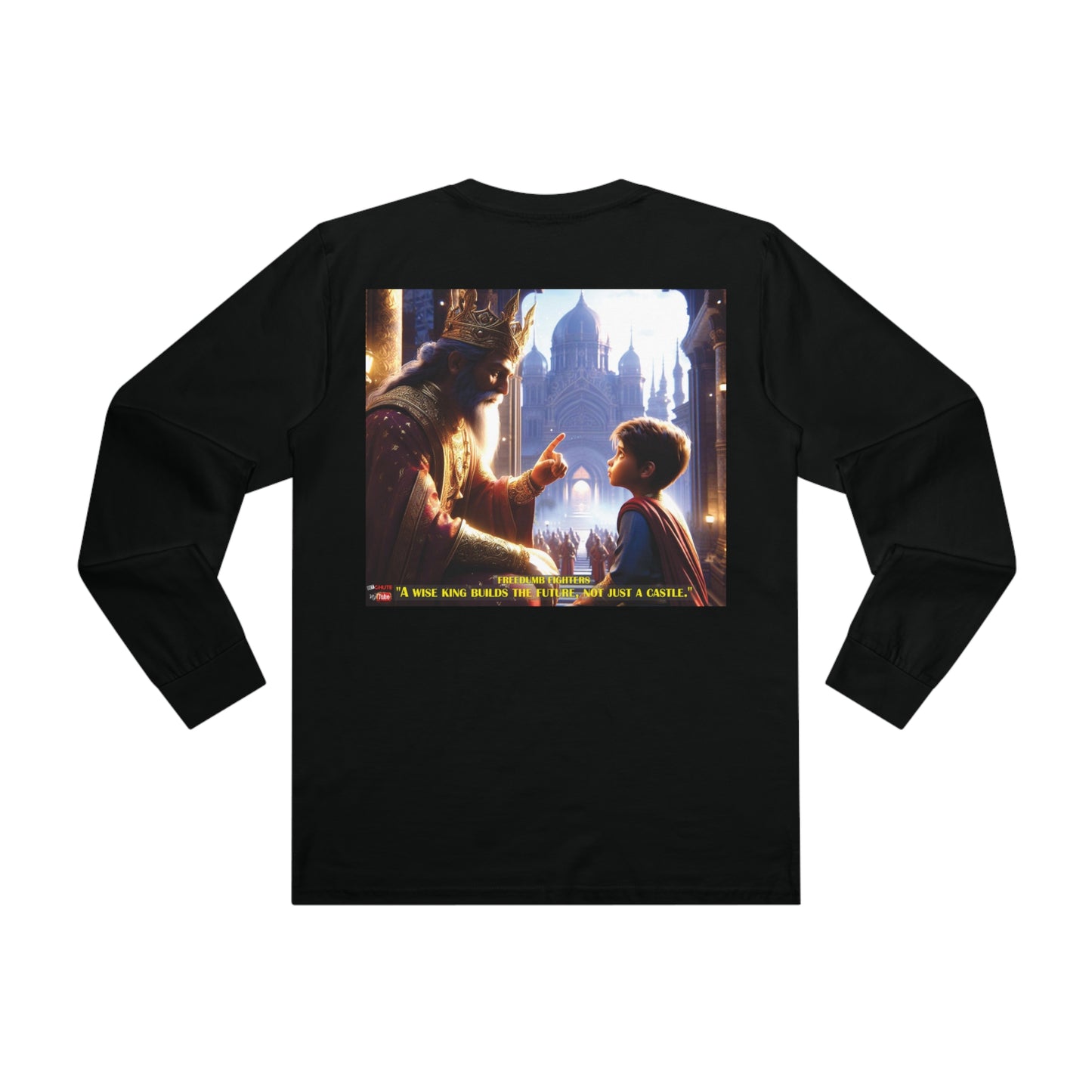 FREEDUMB FIGHTERS WISE KING streetwear Men’s Base Longsleeve Tee