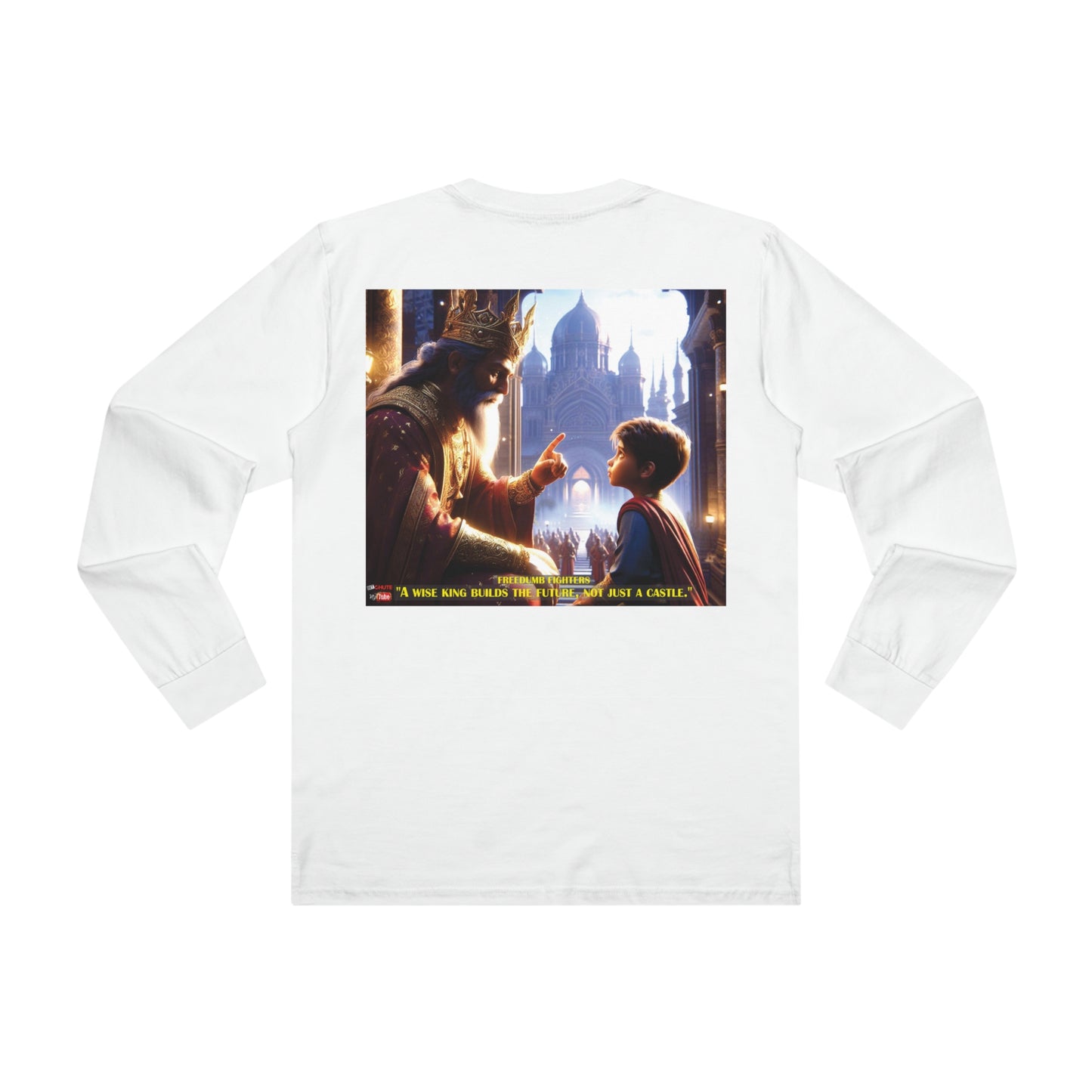 FREEDUMB FIGHTERS WISE KING streetwear Men’s Base Longsleeve Tee