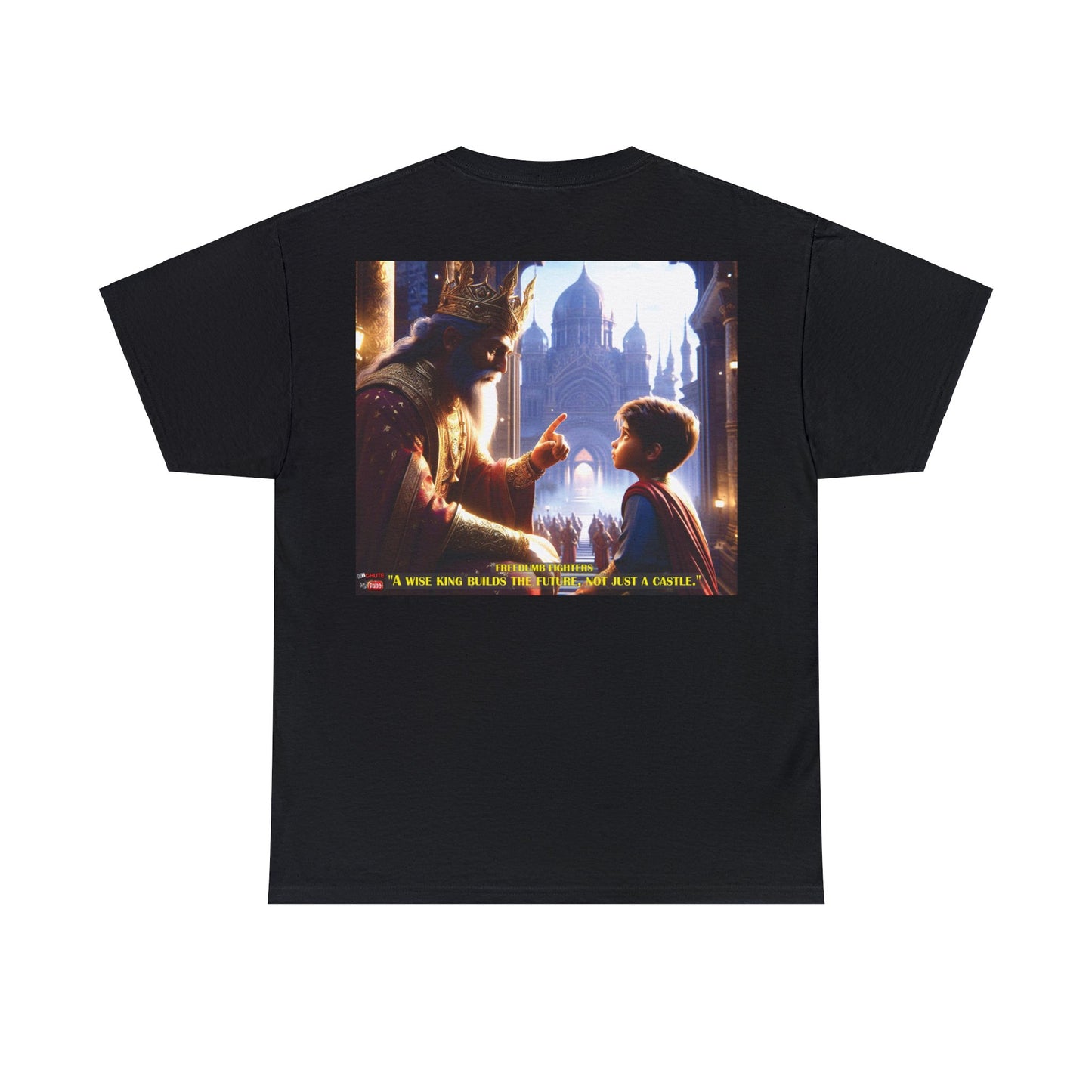 FREEDUMB FIGHTERS WISE KING COLORED Unisex Heavy Cotton Tee