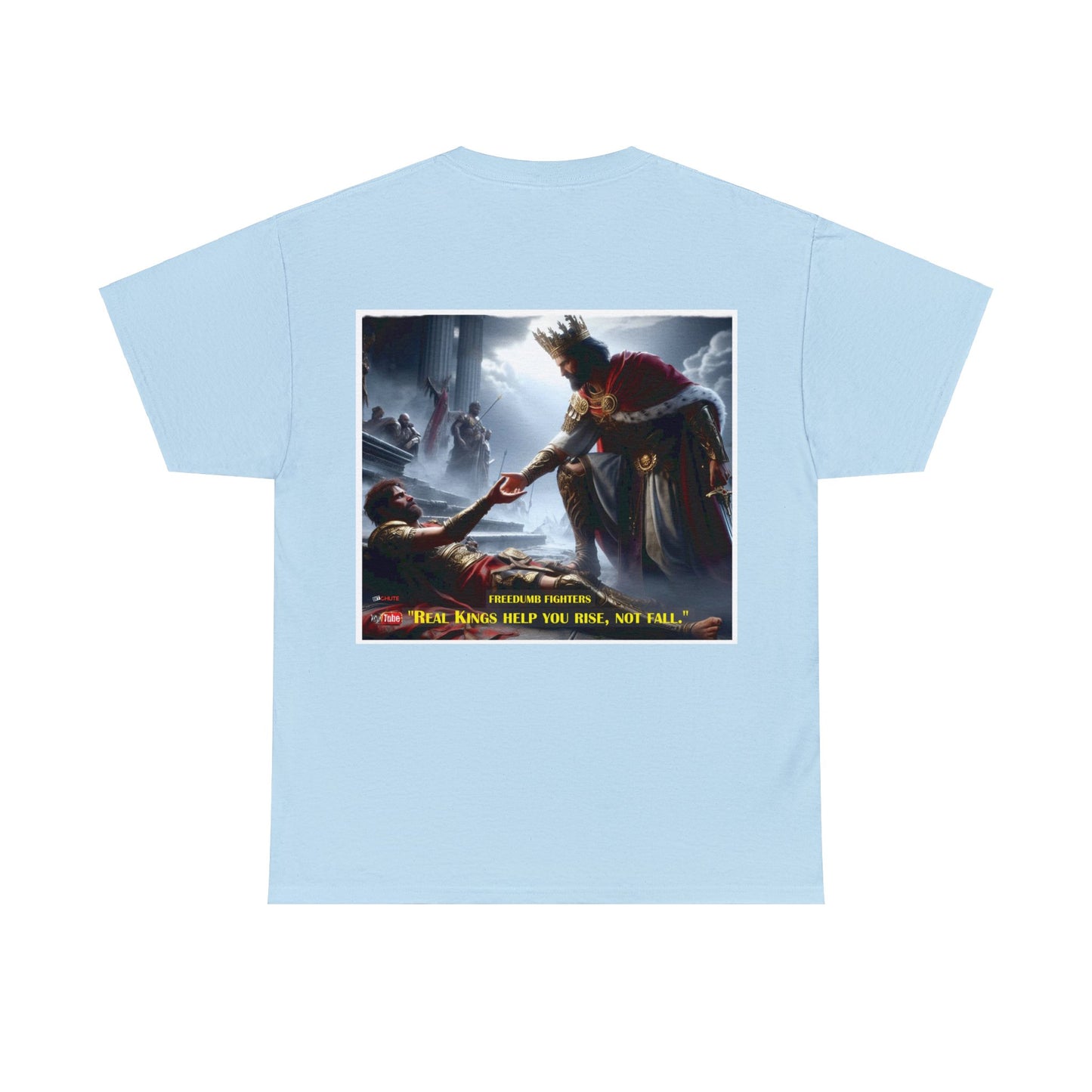 FREEDUMB FIGHTERS real kings rise colored unisex Tee shirt
