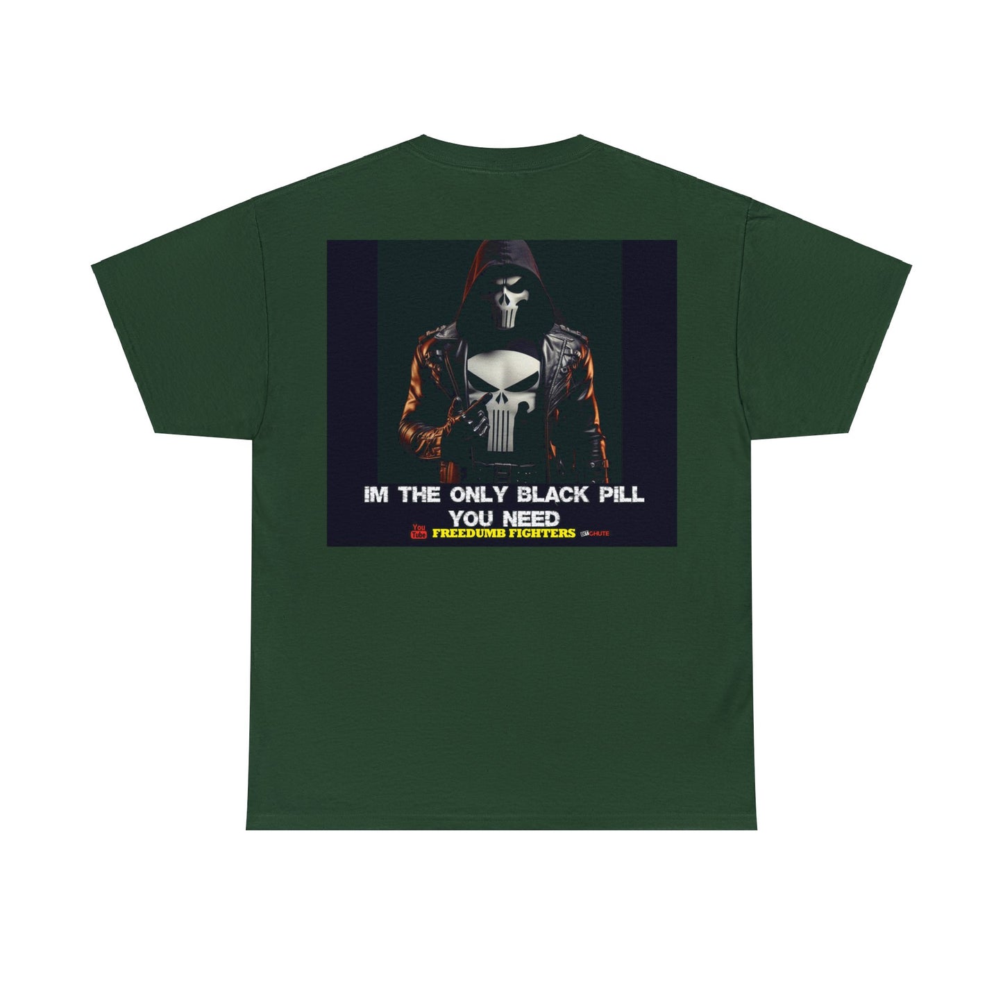 FREEDUMB FIGHTERS BLACK PILL COLORED selection Unisex Heavy Cotton Tee