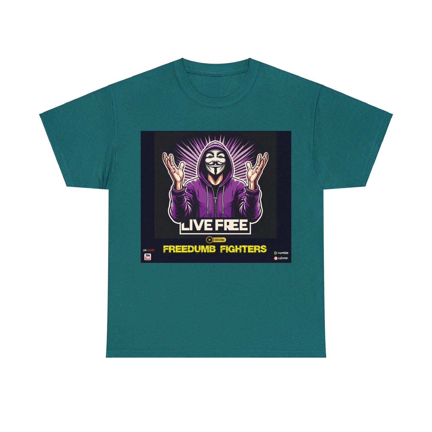 FREEDUMB FIGHTERS WISE KING COLORED Unisex Heavy Cotton Tee