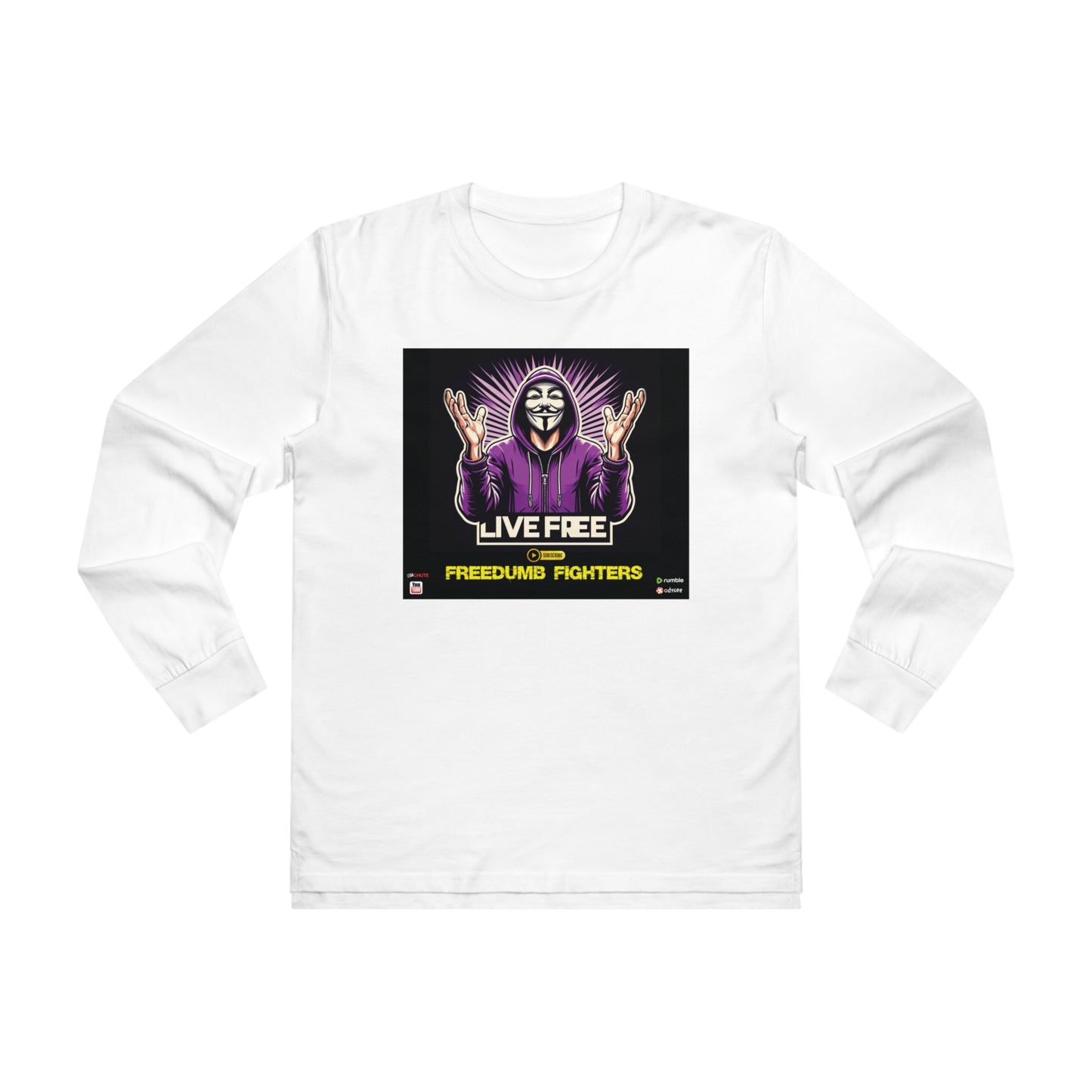 FREEDUMB FIGHTERS Crowned King streetwear Men’s Base Longsleeve Tee