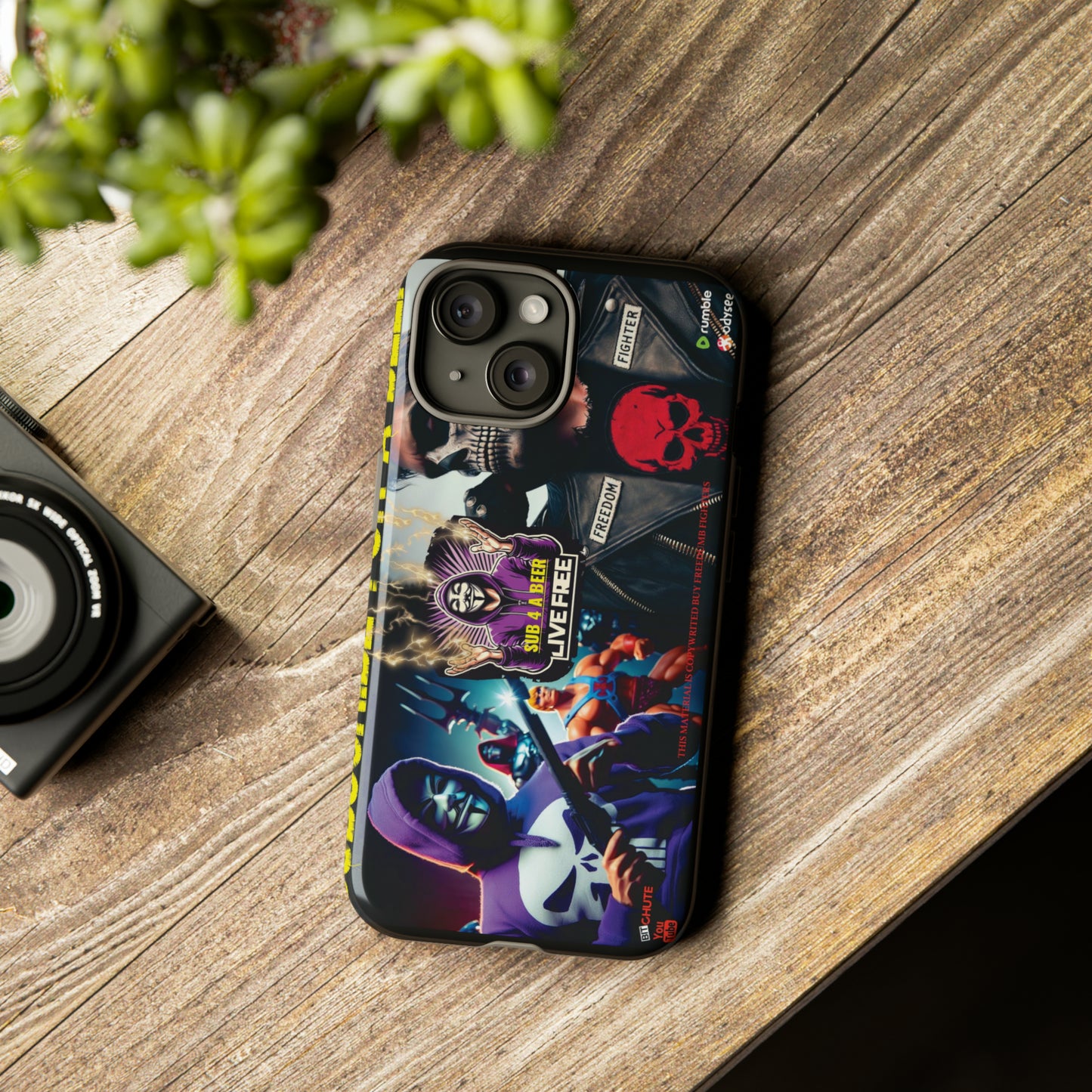 FREEDUMB FIGHTER SUB FOR A BEER Tough Phone Cases