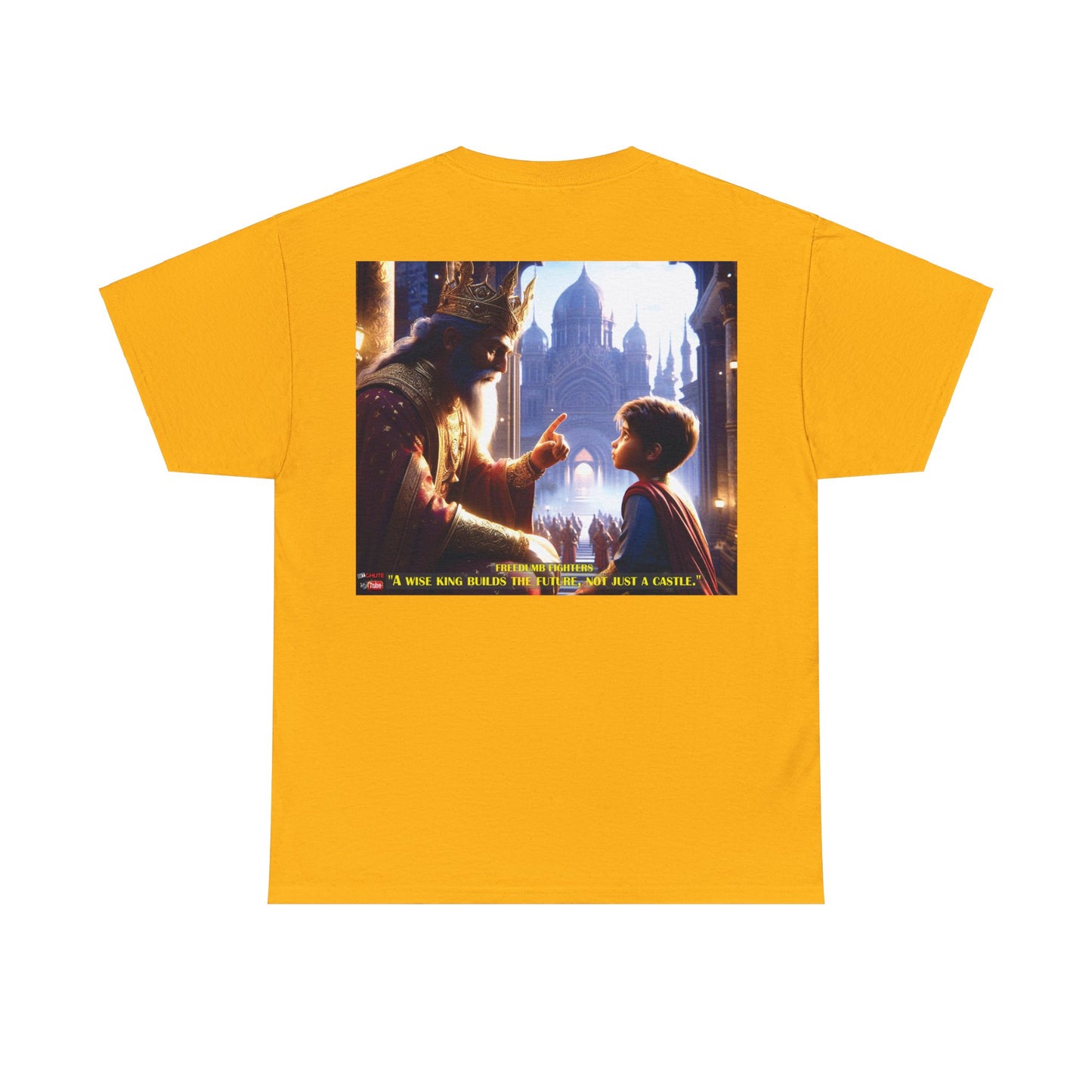 FREEDUMB FIGHTERS WISE KING COLORED Unisex Heavy Cotton Tee