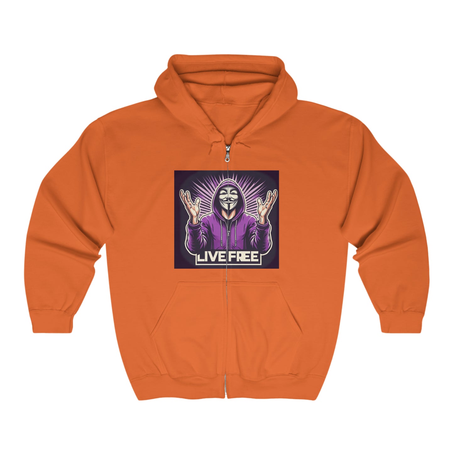 INTERNATIONAL REAL KINGS FREEDUMB FIGHTERS Unisex Heavy Blend™ Full Zip Hooded Sweatshirt