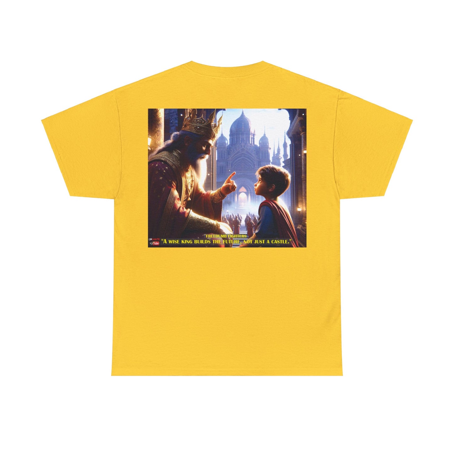 FREEDUMB FIGHTERS WISE KING COLORED Unisex Heavy Cotton Tee