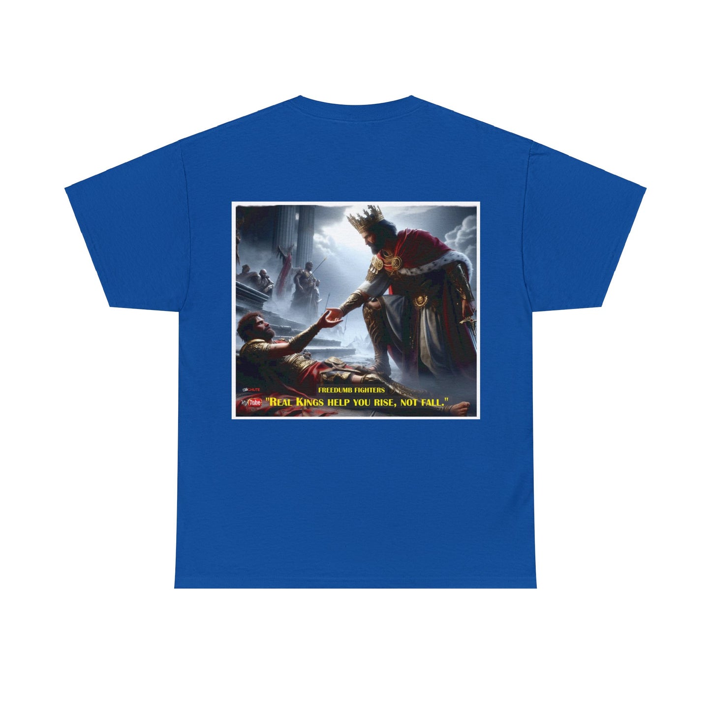 FREEDUMB FIGHTERS real kings rise colored unisex Tee shirt