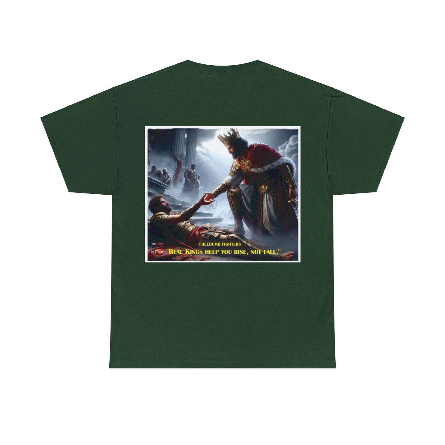 FREEDUMB FIGHTERS real kings rise colored unisex Tee shirt