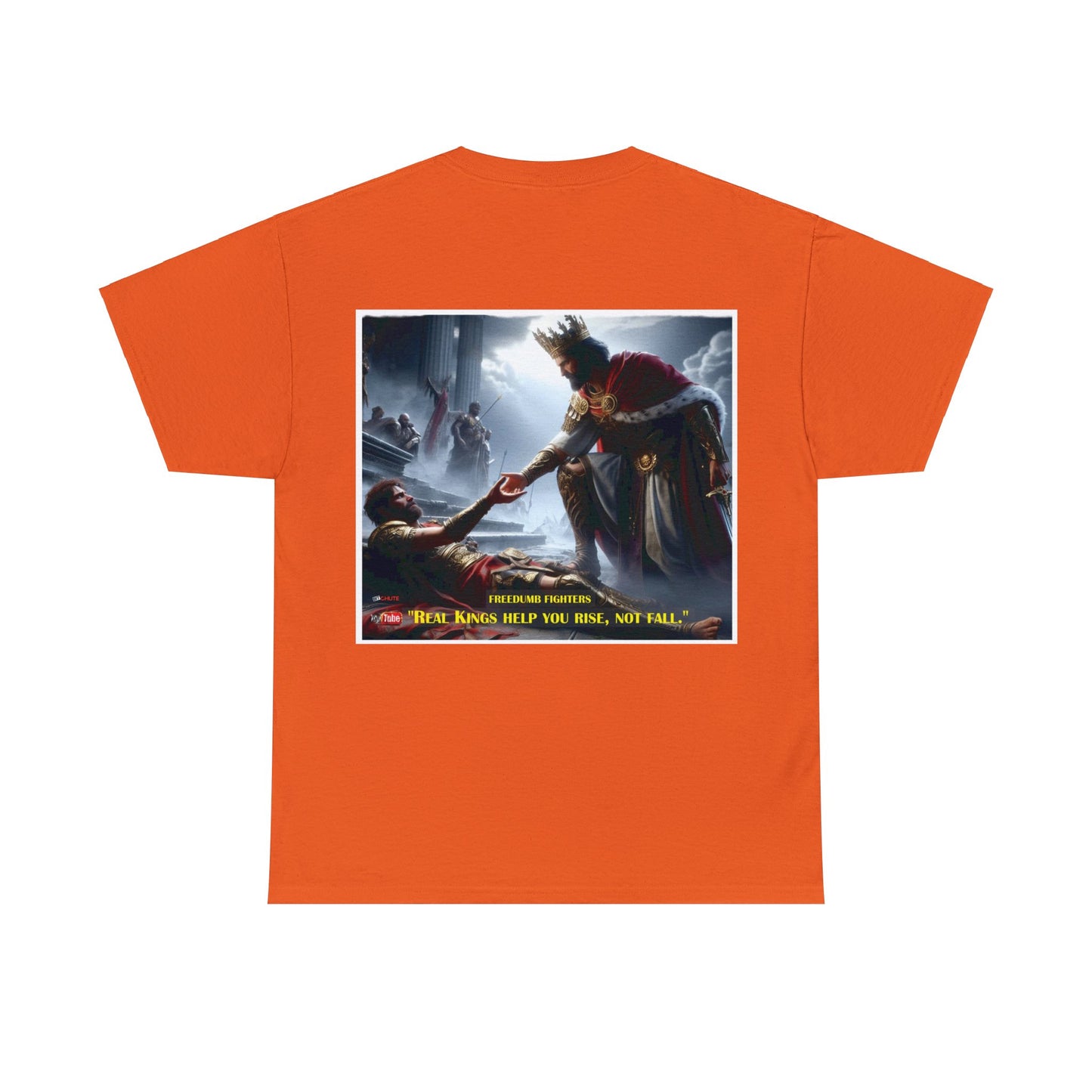 FREEDUMB FIGHTERS real kings rise colored unisex Tee shirt