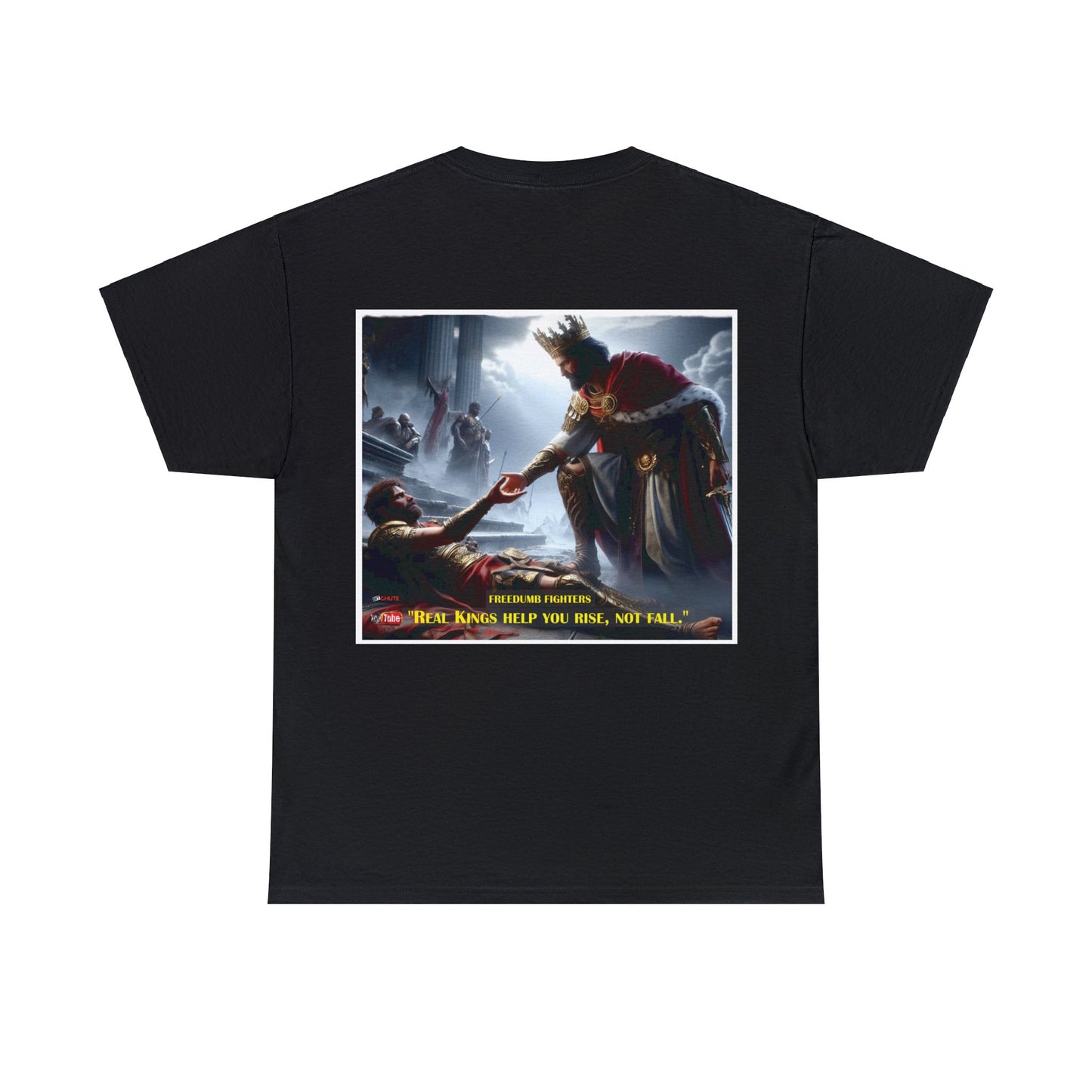FREEDUMB FIGHTERS real kings rise colored unisex Tee shirt