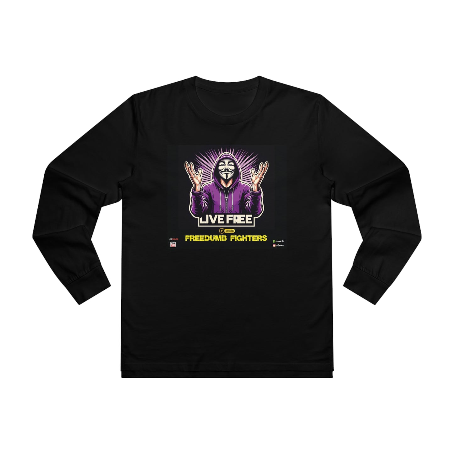 FREEDUMB FIGHTERS Crowned King streetwear Men’s Base Longsleeve Tee