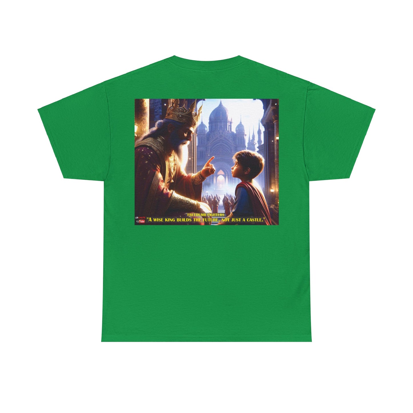 FREEDUMB FIGHTERS WISE KING COLORED Unisex Heavy Cotton Tee