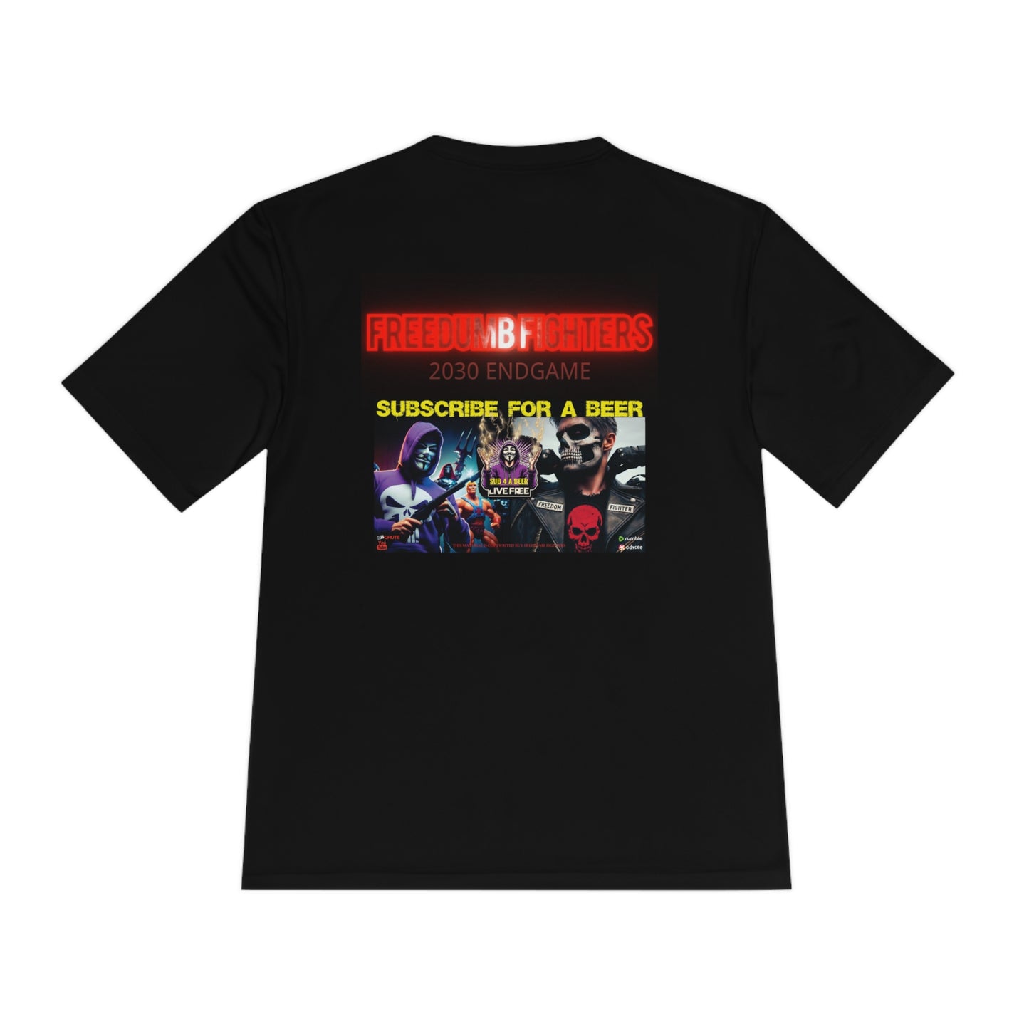 Patriot Punisher Fighter Rash Shirt Unisex Moisture Wicking Tee