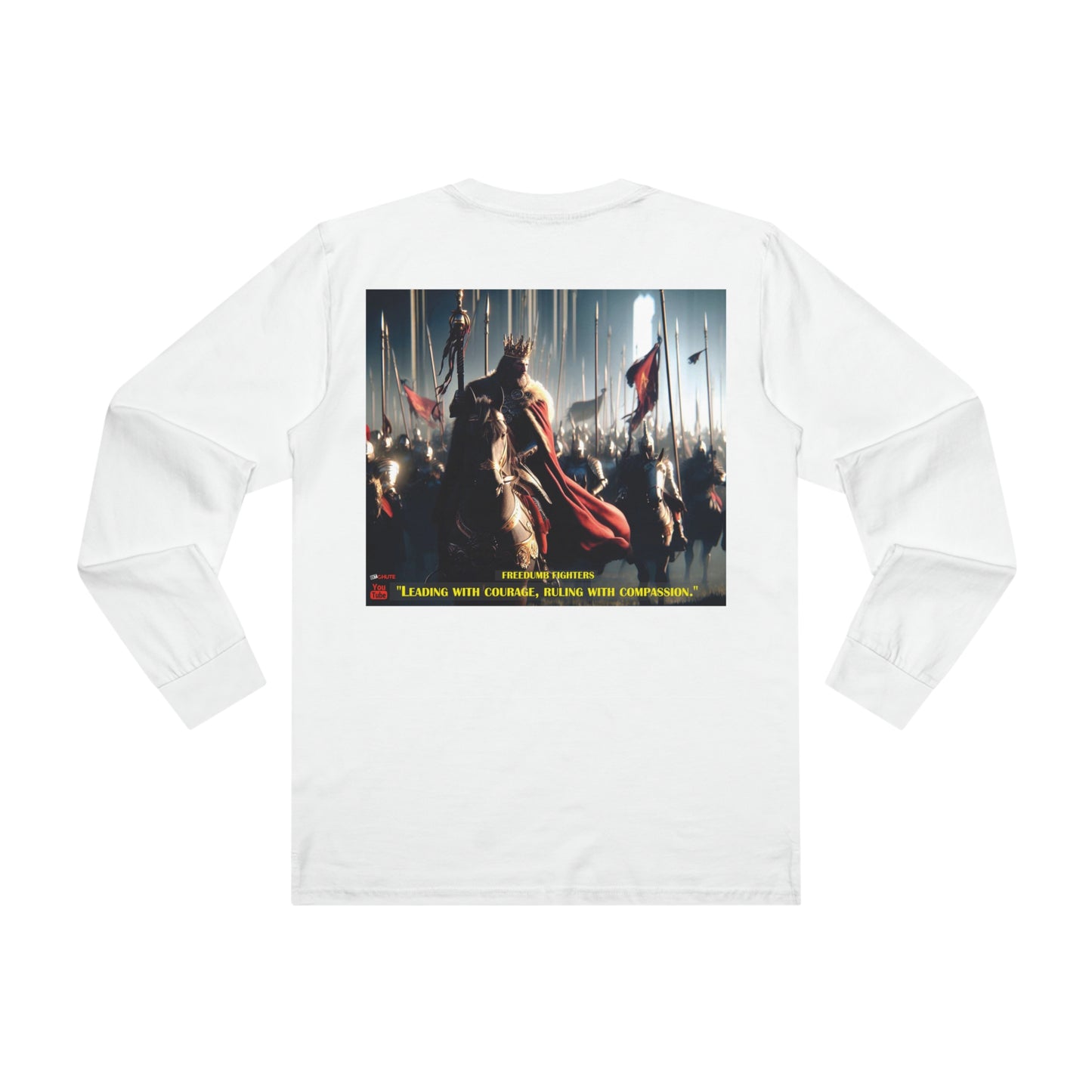 FREEDUMB FIGHTERS COURAGEOUS KING streetwear Men’s Base Longsleeve Tee