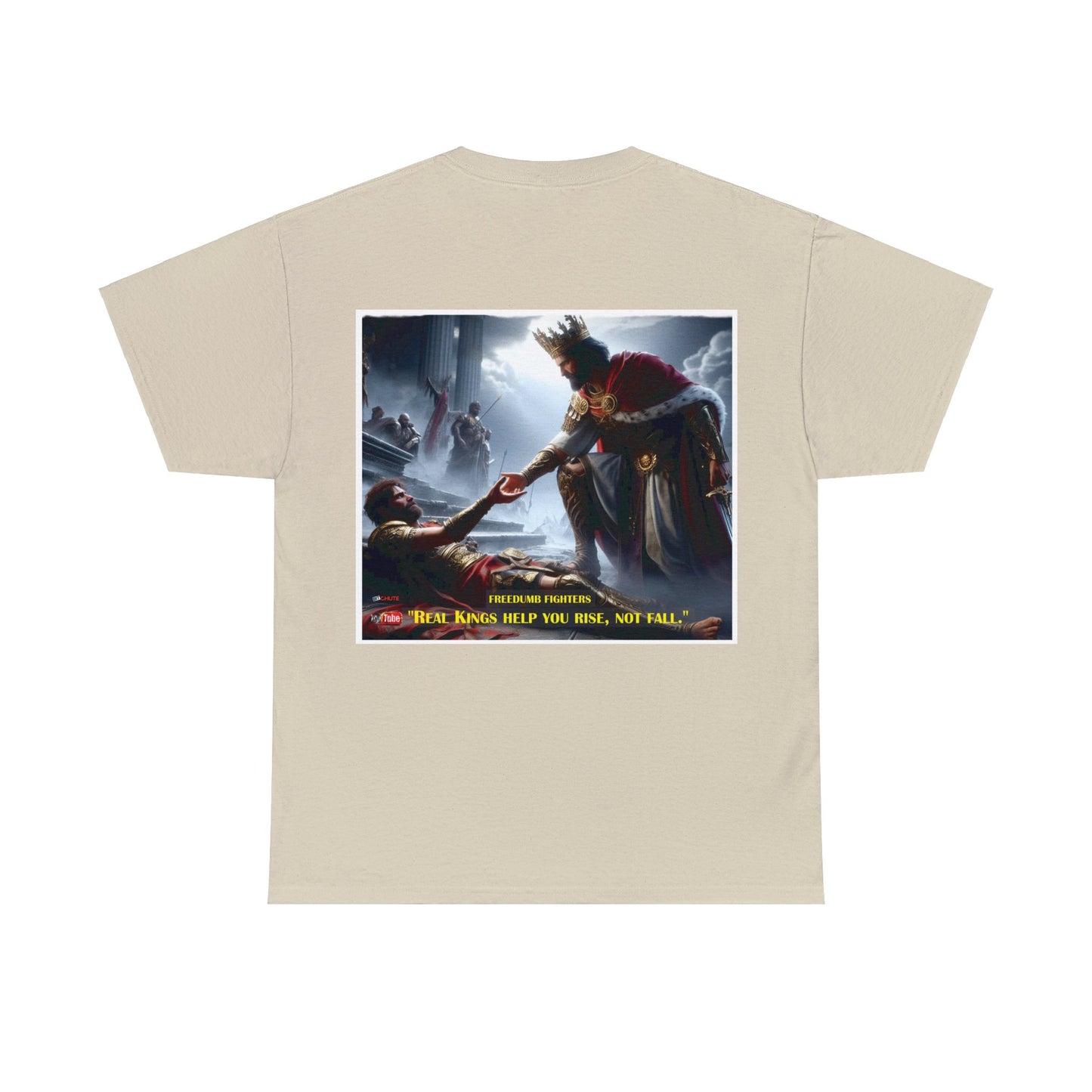 FREEDUMB FIGHTERS real kings rise colored unisex Tee shirt