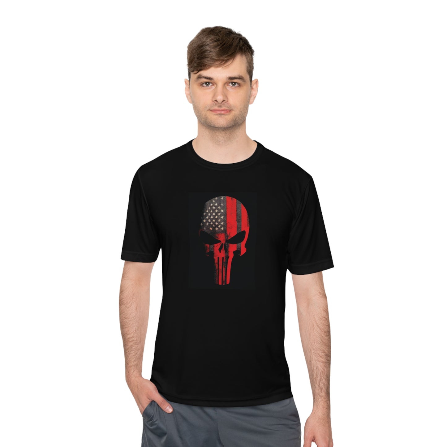 Patriot Punisher Fighter Rash Shirt Unisex Moisture Wicking Tee