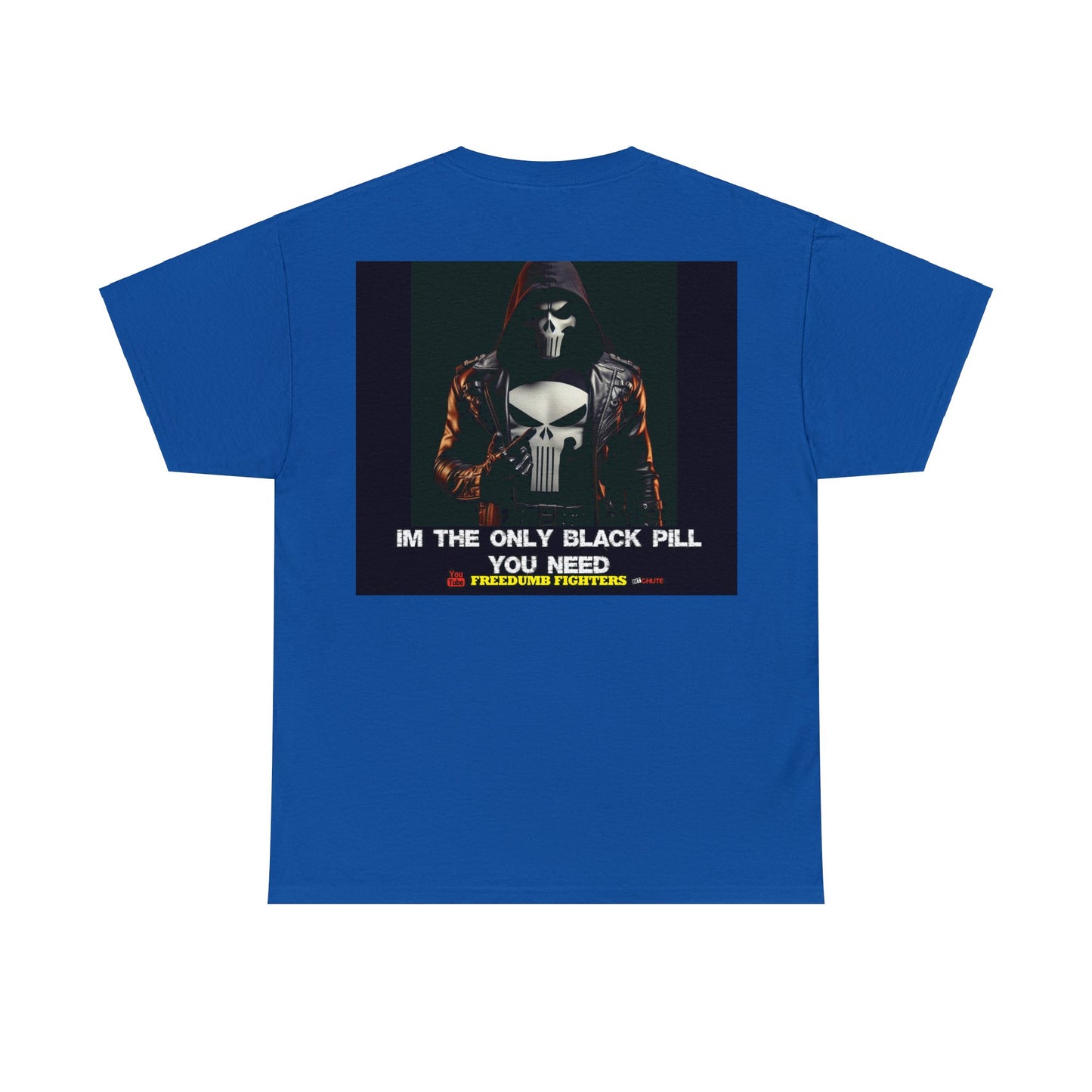 FREEDUMB FIGHTERS BLACK PILL COLORED selection Unisex Heavy Cotton Tee