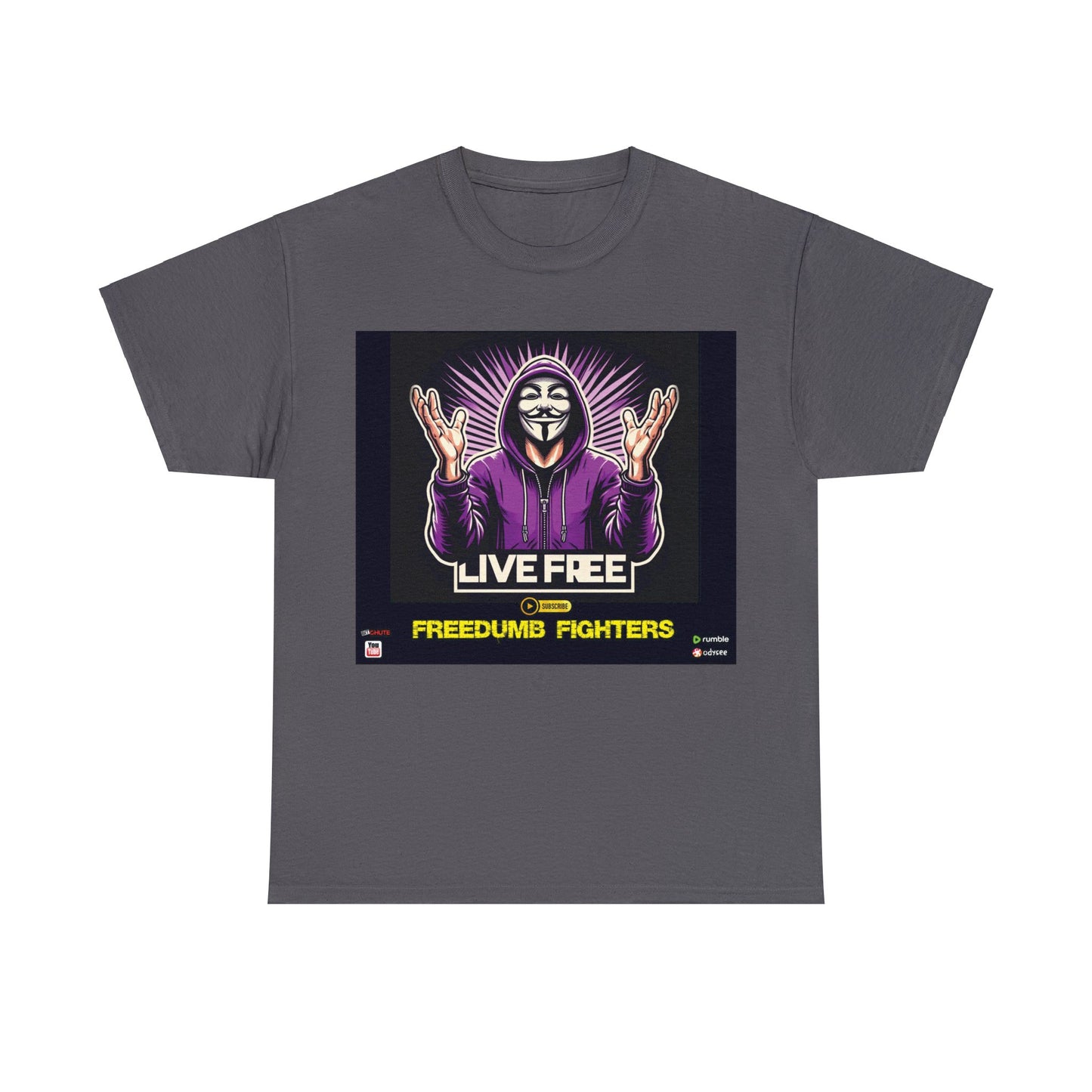 FREEDUMB FIGHTERS real kings rise colored unisex Tee shirt