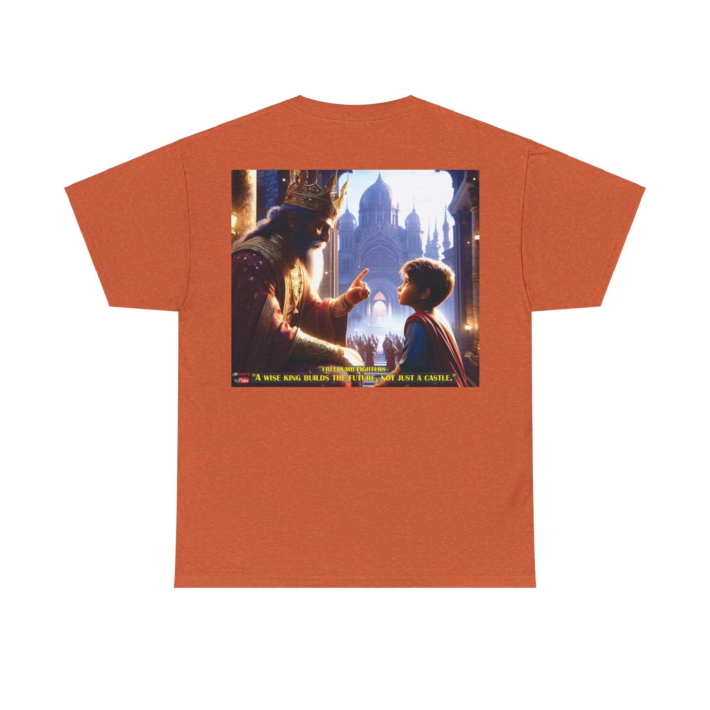 FREEDUMB FIGHTERS WISE KING COLORED Unisex Heavy Cotton Tee