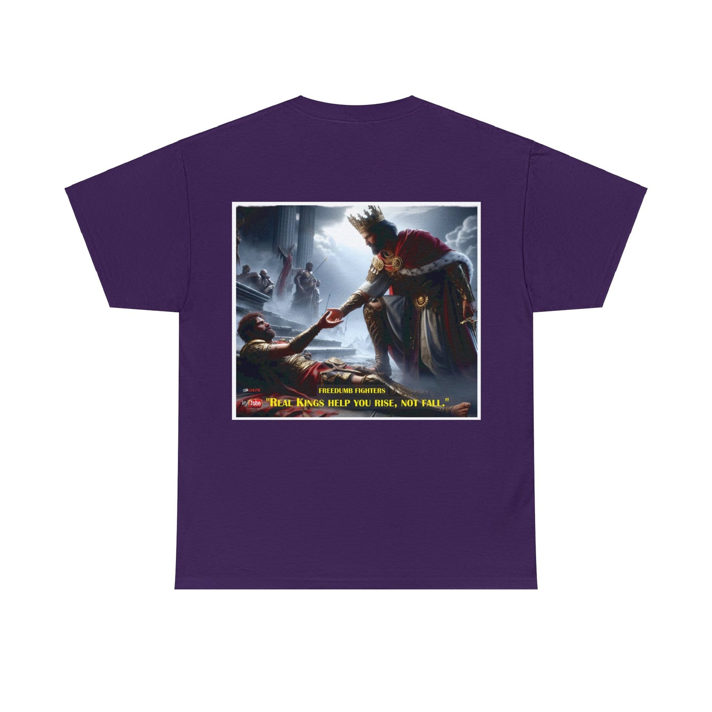 FREEDUMB FIGHTERS real kings rise colored unisex Tee shirt