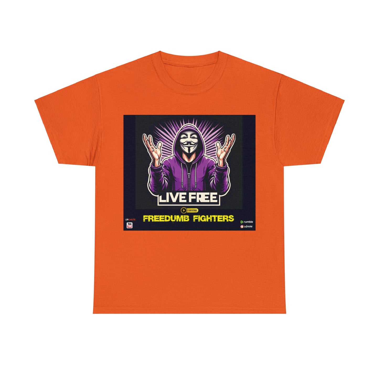 FREEDUMB FIGHTERS Crowned King colored streetwear Unisex Heavy Cotton Tee