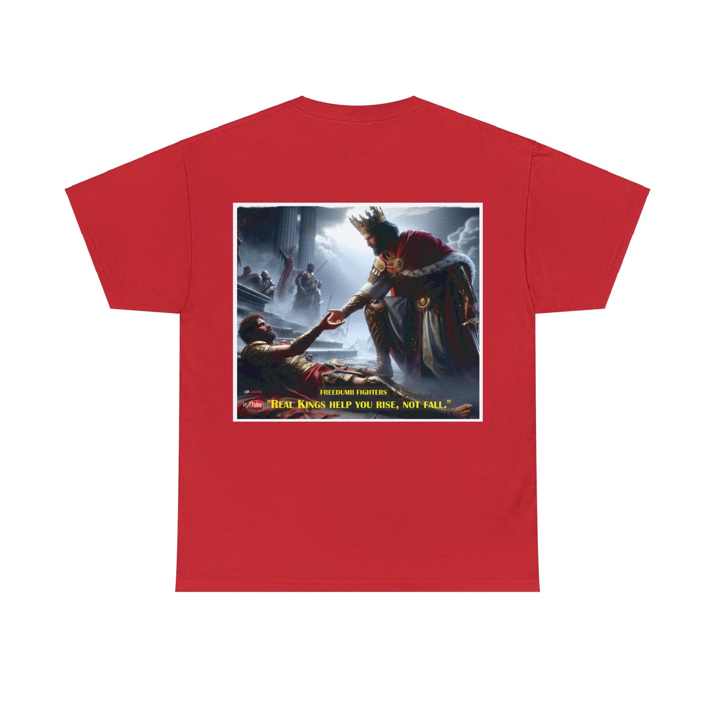 FREEDUMB FIGHTERS real kings rise colored unisex Tee shirt