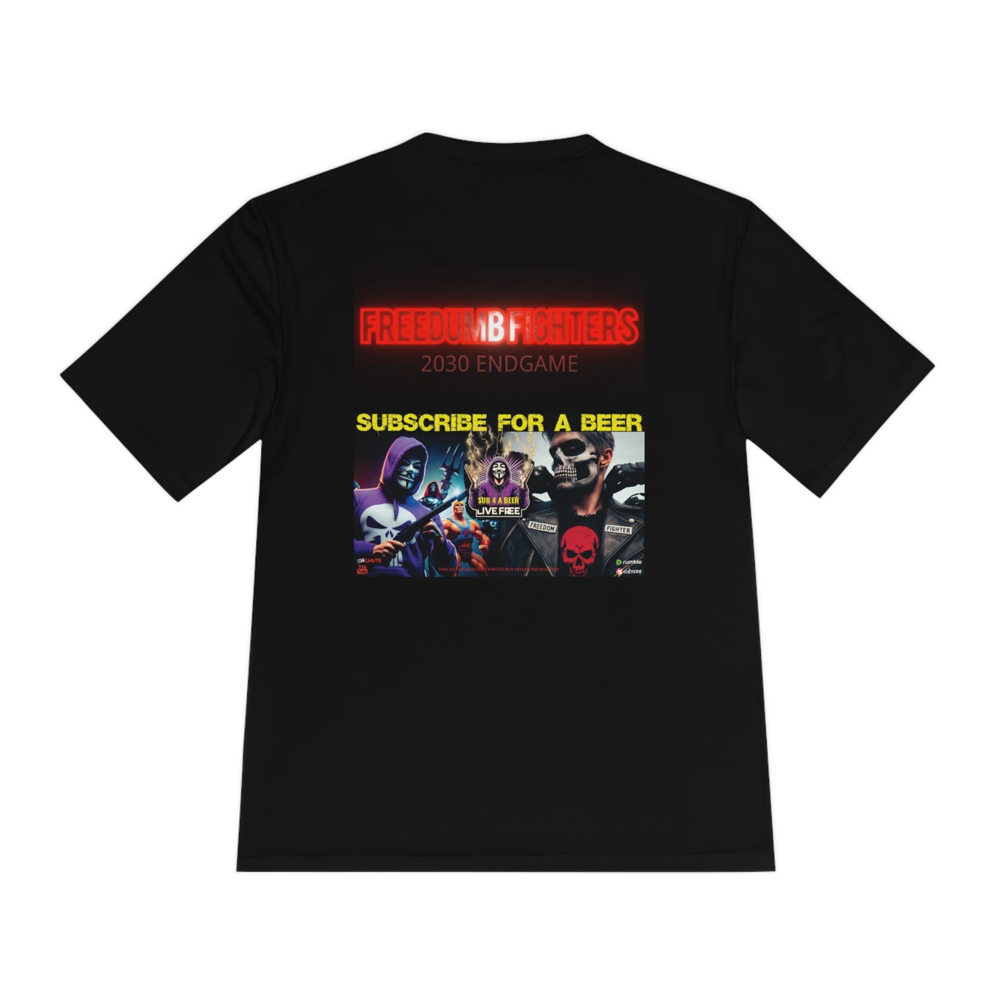 Smashed Red Punisher Rash Shirt Unisex Moisture Wicking Tee