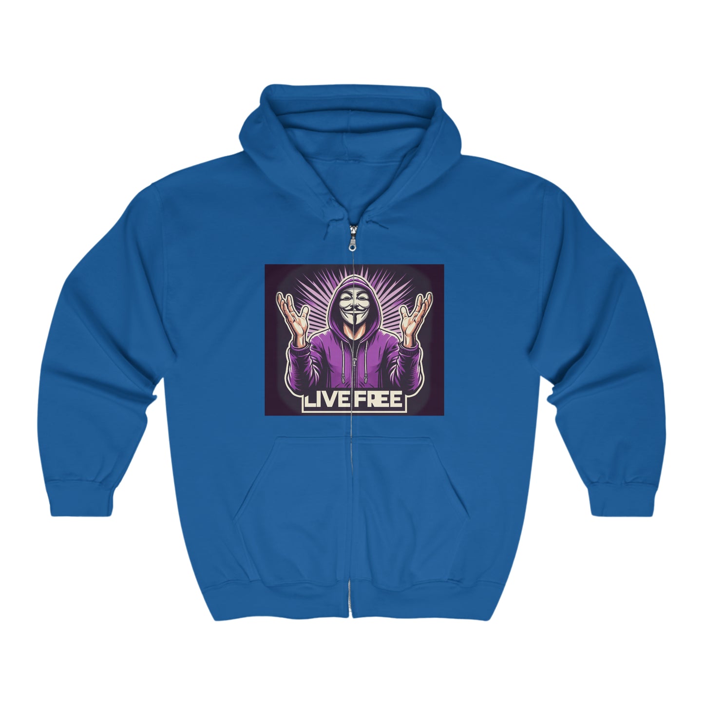 INTERNATIONAL LIVE FREE BLACK PILL Unisex Heavy Blend™ Full Zip Hooded Sweatshirt